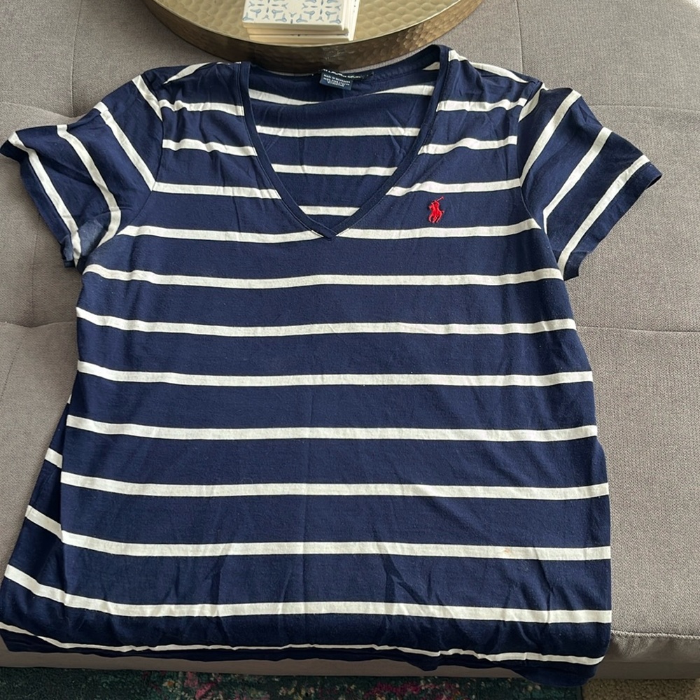 Women’s size large Ralph Lauren v-neck.